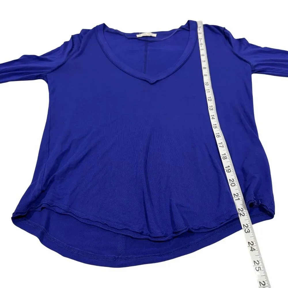 Free People Moon Dance Long Sleeve Top‎ Ultra Violet Size XS